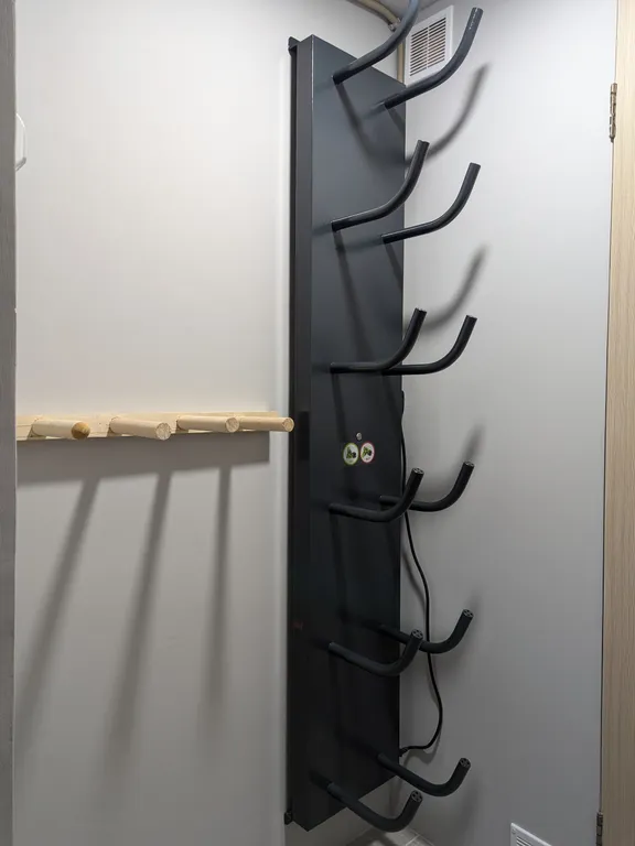 Новая квартира с видовым балконом и лыжной комнатой