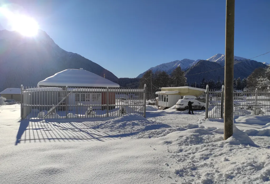 Квартира Квартира Апартамент с видом на горы — Архыз