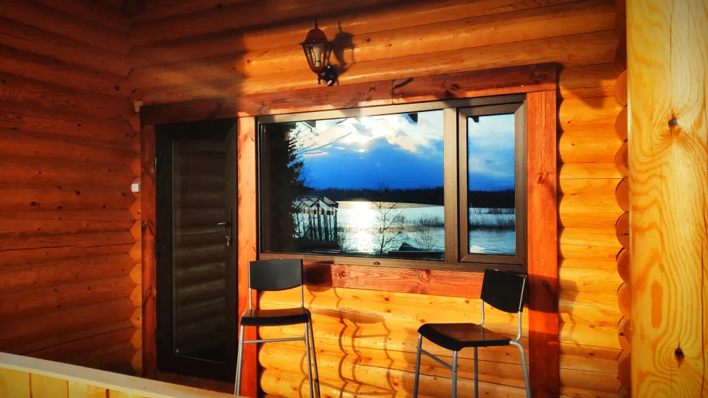 Коттедж Дом Теремок на берегу озера в Карелии с сауной — Верховье