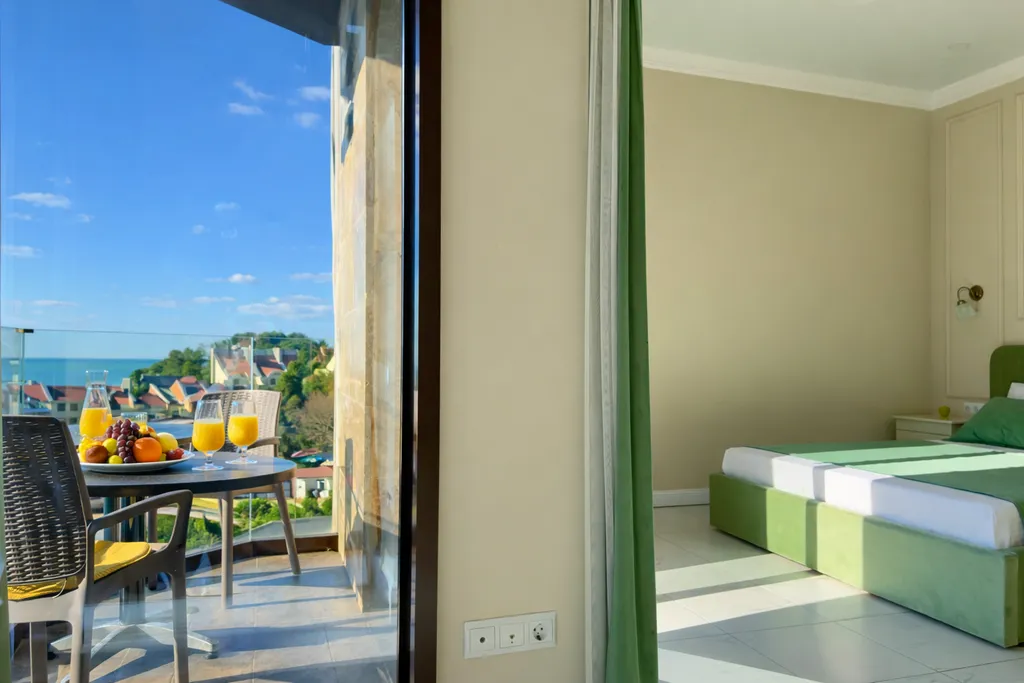 Квартира Квартира Люкс с видом на море и балконом — Лазаревское