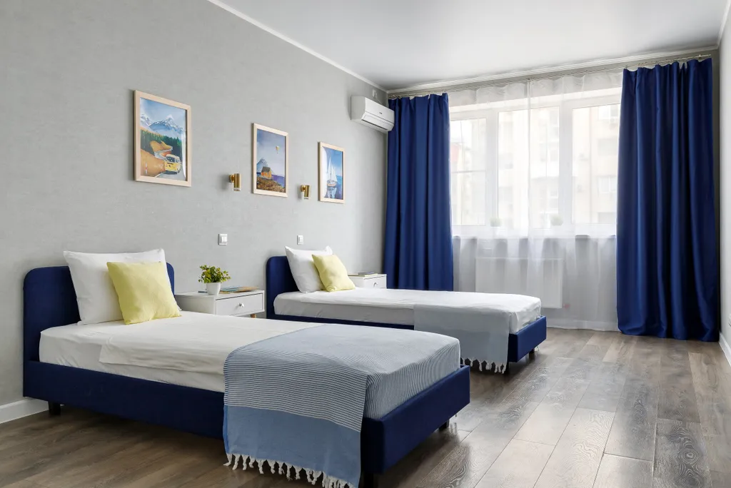 Трёхкомнатная квартира с сауной рядом с центром