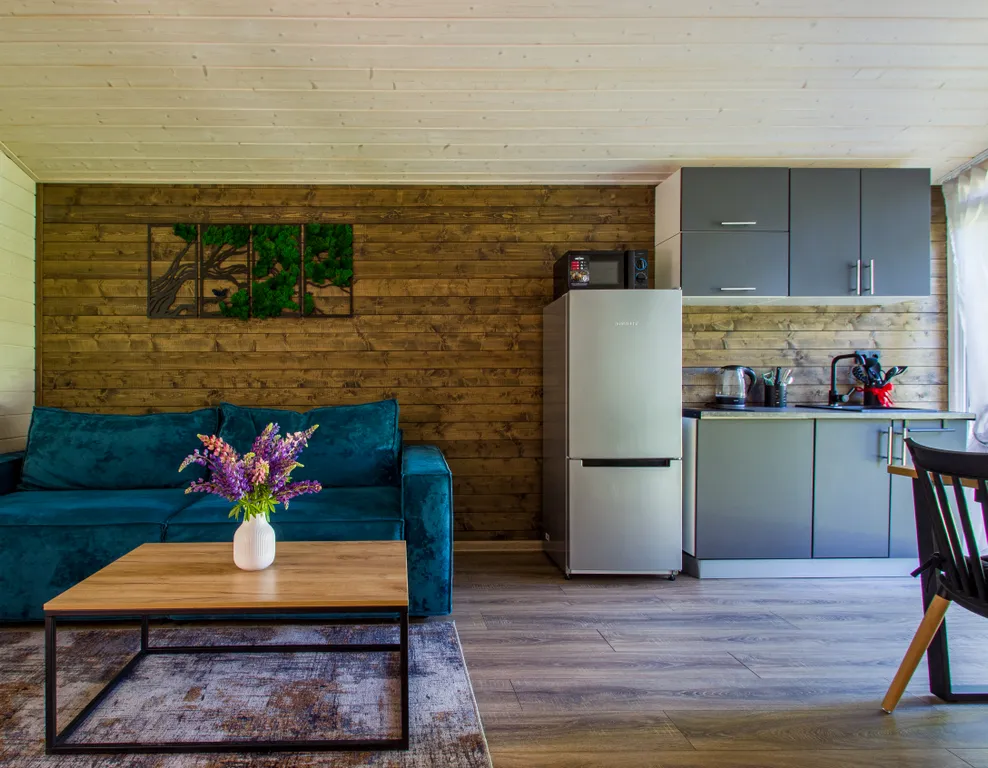 Новый уютный дом с русской баней и сибирским банным чаном