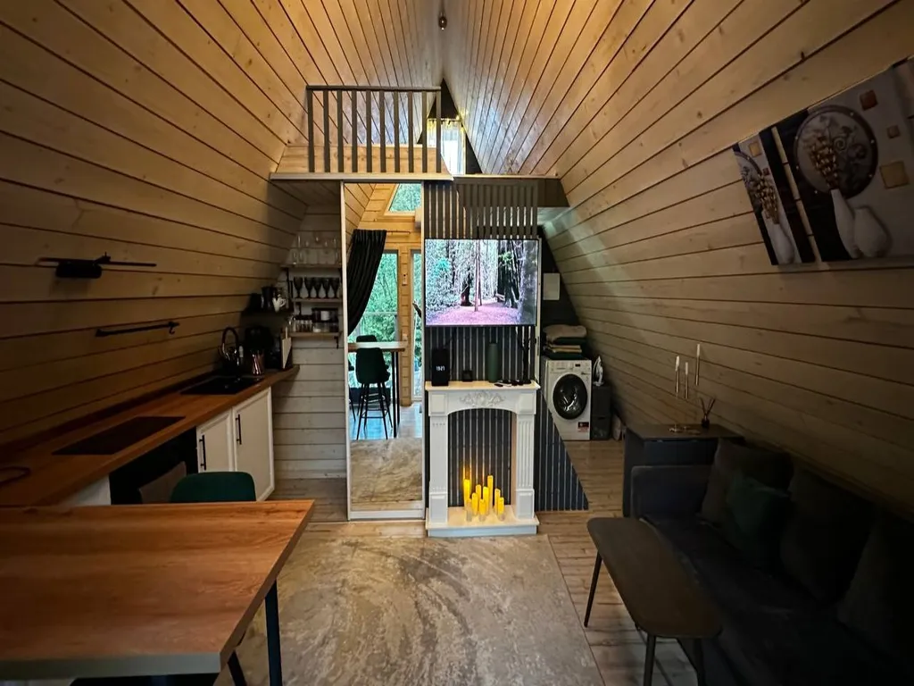 Шале в лесу в Подмосковье