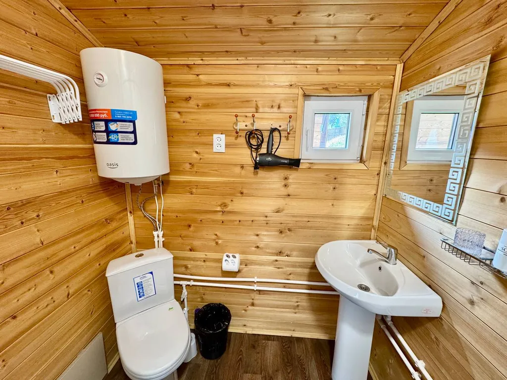 1-комнатный дом с односпальными кроватями