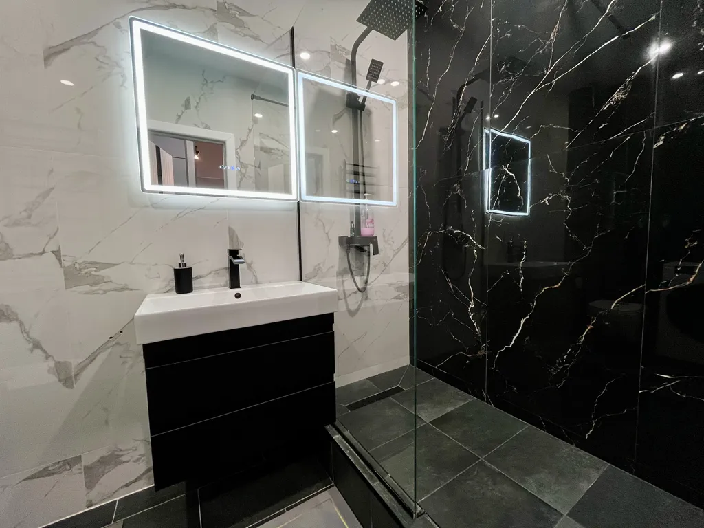 Современная квартира в тихом районе, спокойный отдых