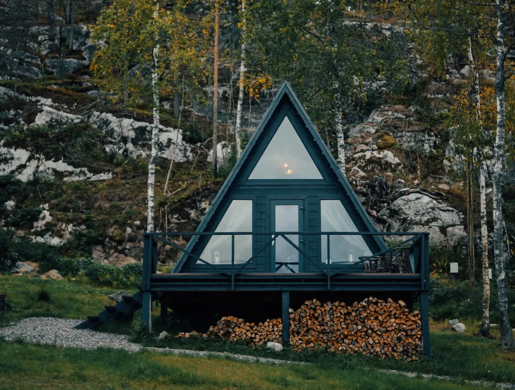 Коттедж Дом с видом на озеро рядом с Ладожскими шхерами — аренда посуточно в Лахденпохья