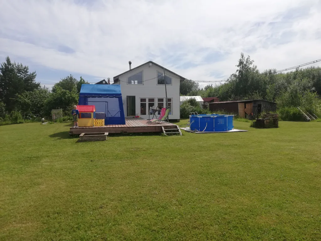 Дом-баня с банным чаном у Онежского озера