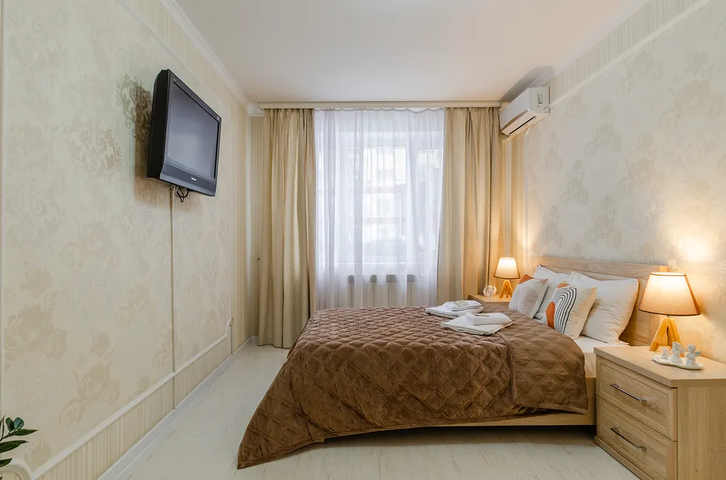 Квартира 1-комнатная с кондиционером и джакузи — аренда посуточно в Чебоксары