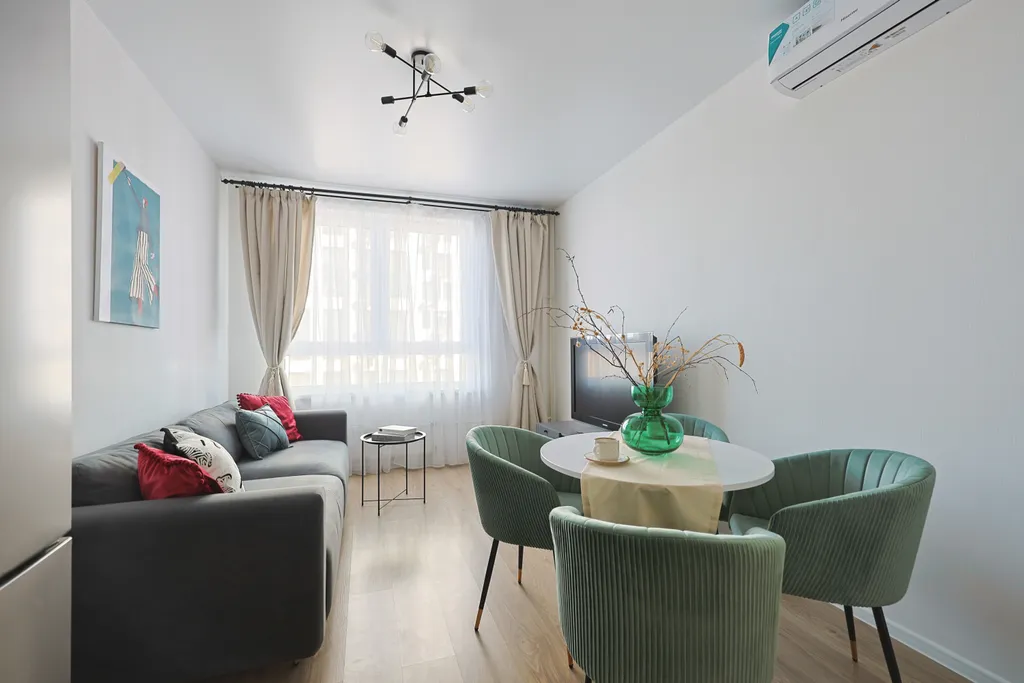 Квартира в спокойных благородных оттенках