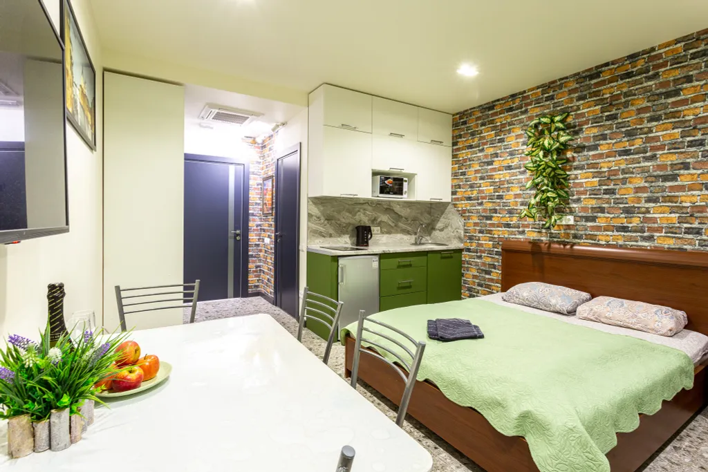 Уютная студия в самом ЦЕНТРЕ курорта на 3х человек