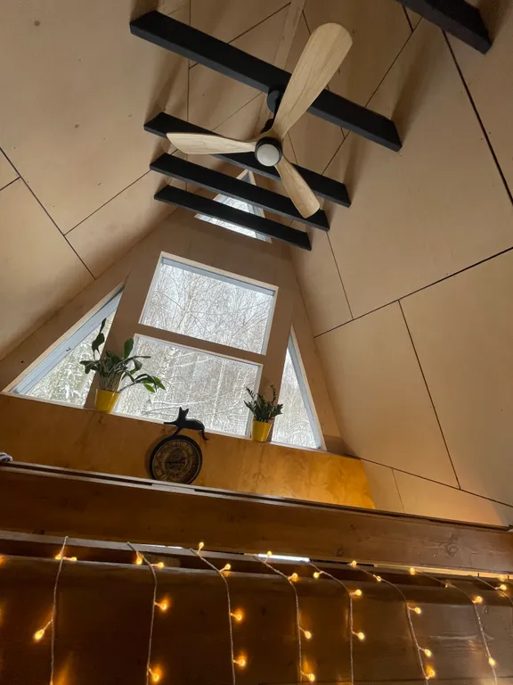 Большое солнечное шале Афрейм с баней и купелью в березовом лесу