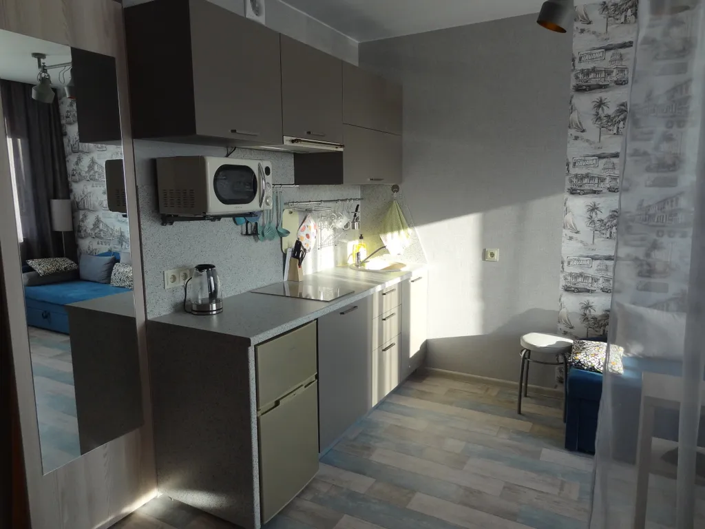 Уютная видовая квартира-студия рядом с метро Девяткино