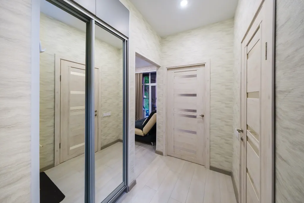 Квартира с видом на зелень и большой лоджией в новом ЖК 800 м от моря