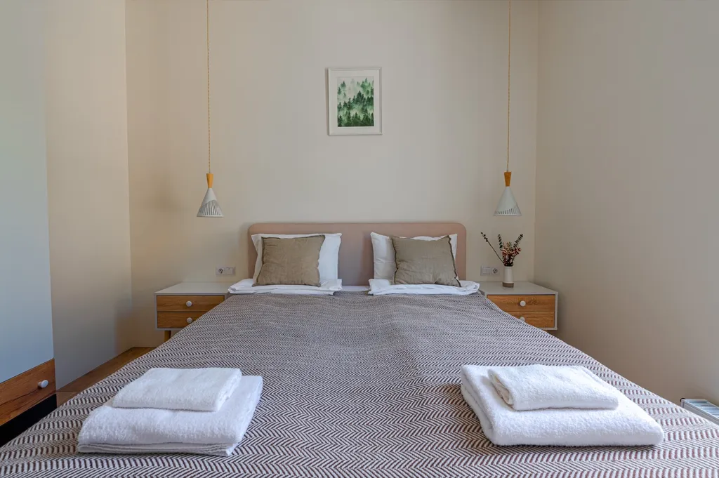 1-комнатные апартаменты с видом на горы и бассейном