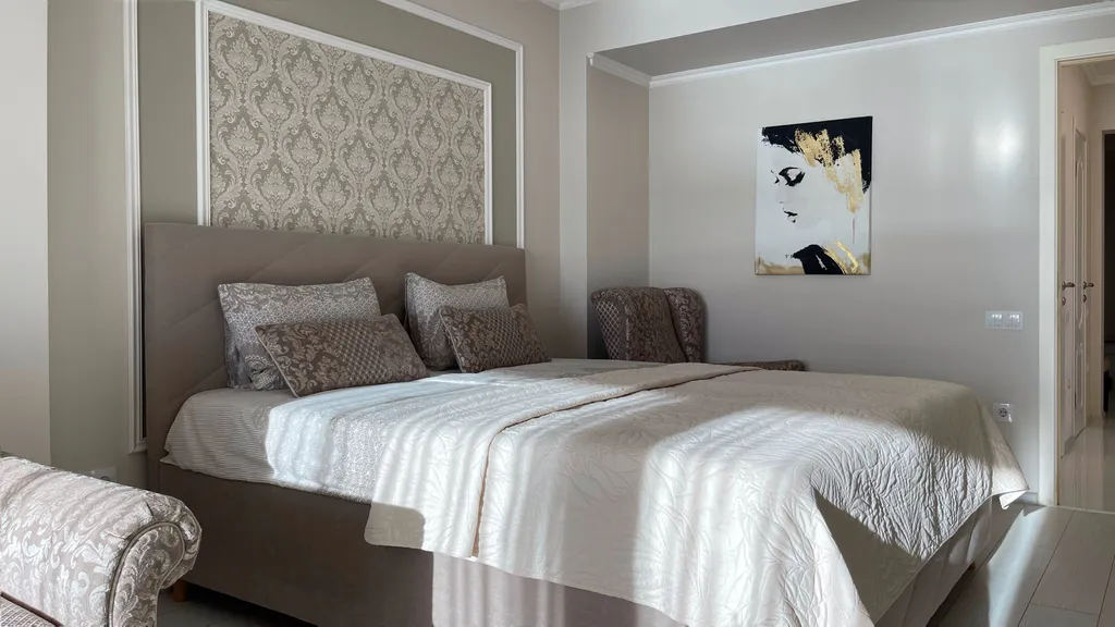 Квартира у моря с двумя спальнями и панорамным балконом