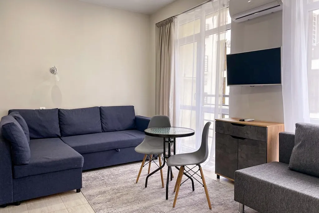 Уютная студия Морент с видом на море и двор, ЖК Сорренто Парк