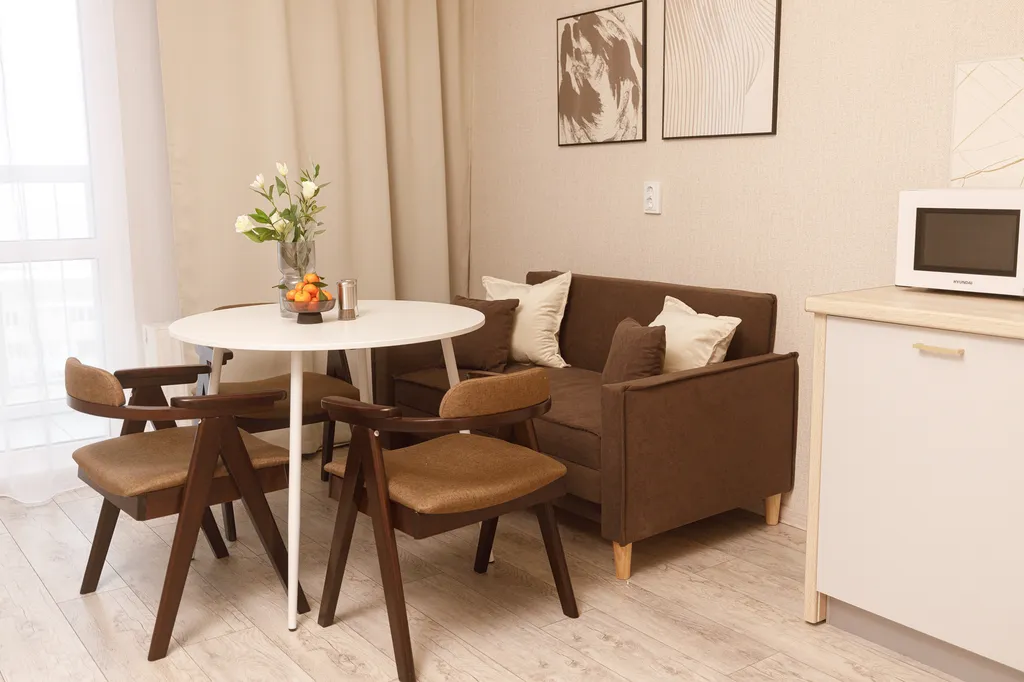 Стильная двухкомнатная квартира в новостройке