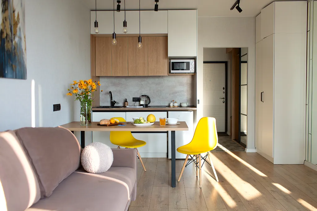 Современная студия с дизайнерским ремонтом в ЖК