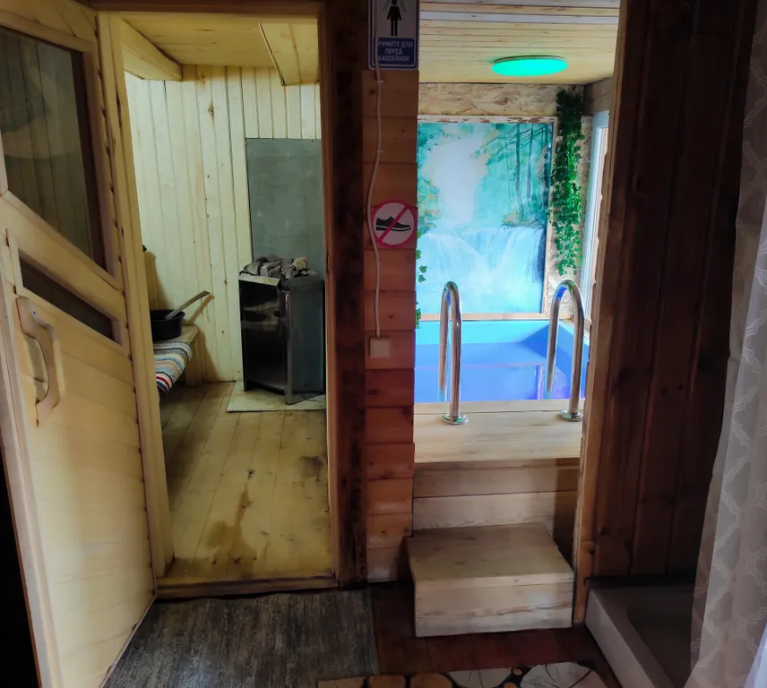 Коттедж Эко дом с баней и бассейнами рядом с Санкт-Петербургом — Кискелово