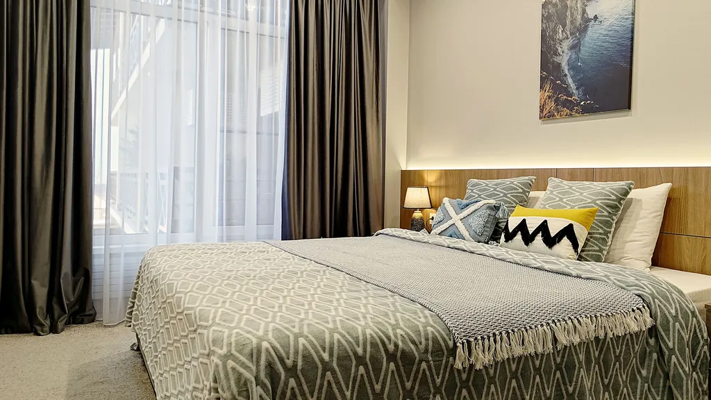 Студия с видом на горы + балкон/бассейн/сауна