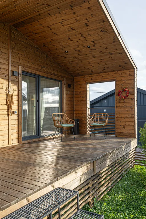 Новый загородный дом в стиле барнхаус