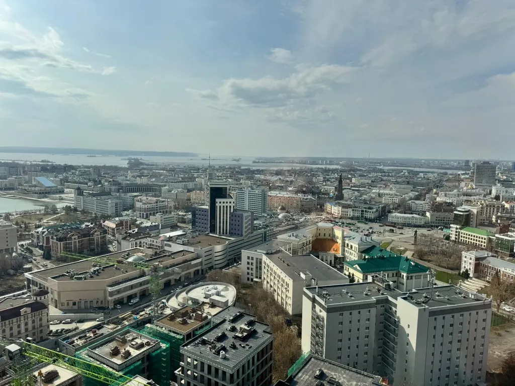 Вид на всю Казань, идеальная смотровая площадка города в самом центре