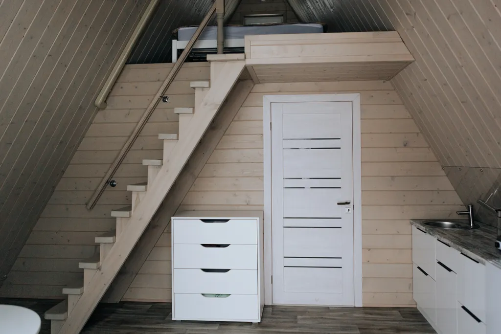 Стильный домик для отдыха с питомцем