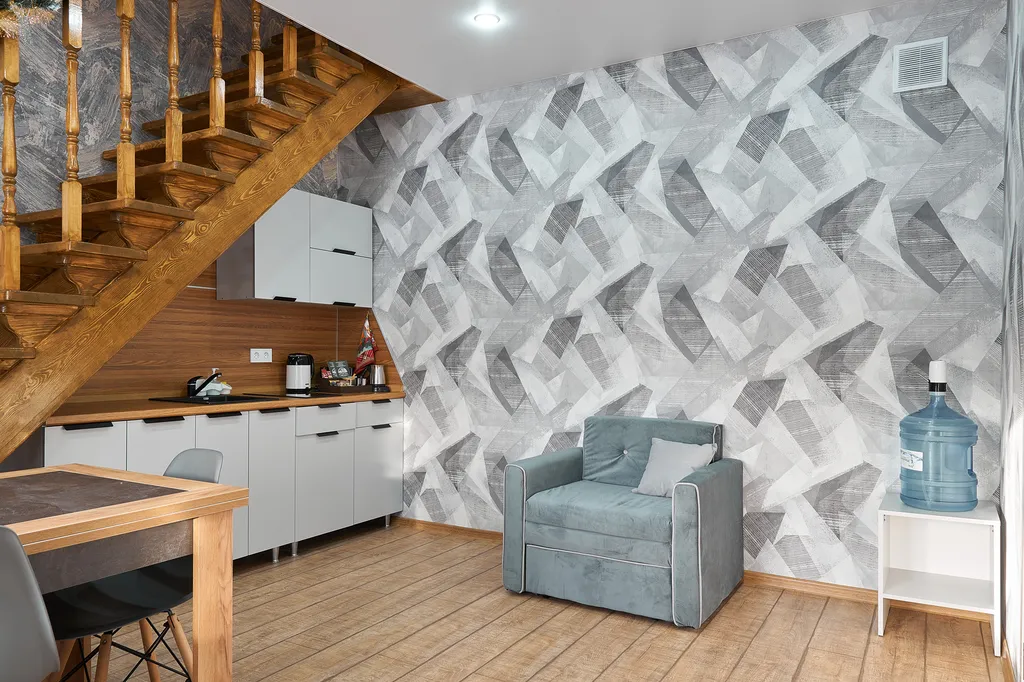 Апартаменты двухуровневые однокомнатные с кухней (апарт 4)