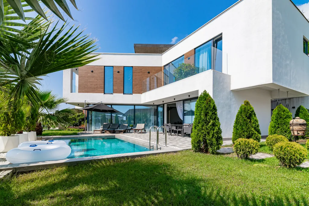 Вилла Cтар с бассейном, сауной и панорамой моря