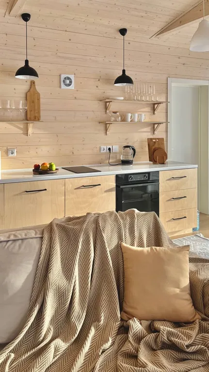 Уютный барнхаус в скандинавском стиле у горнолыжного курорта Сорочаны