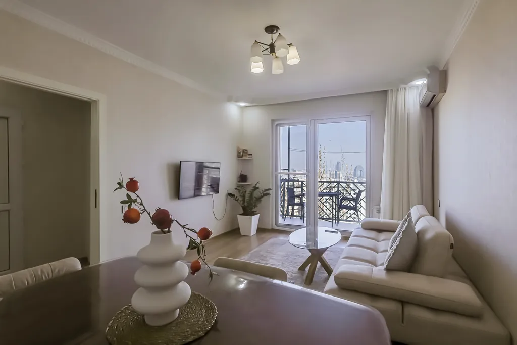 Двуспальная квартира с видом на море