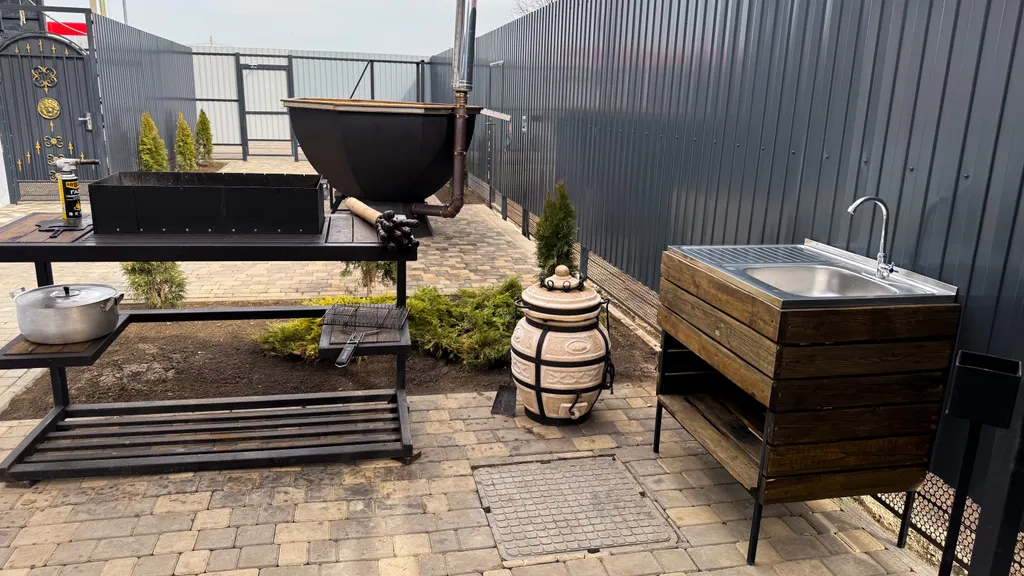 Дом с чаном, баней, джакузи и зоной барбекю