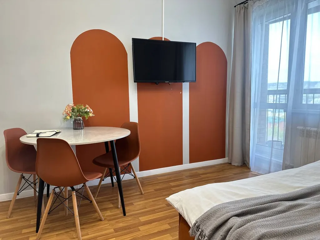 Дизайнерская студия с прекрасным видом на центр города