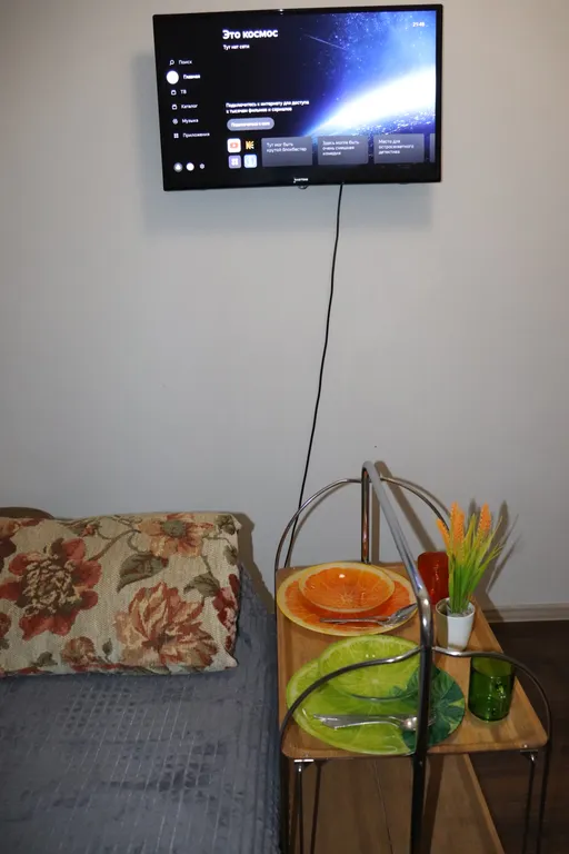 Небольшая студия с двуспальным диваном у станции МЦД4 Железнодорожная