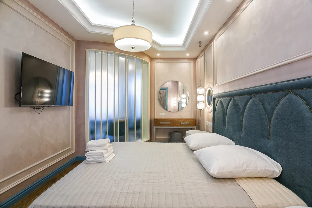 Апартамент с панорамой на море с террасой и 2 санузлами