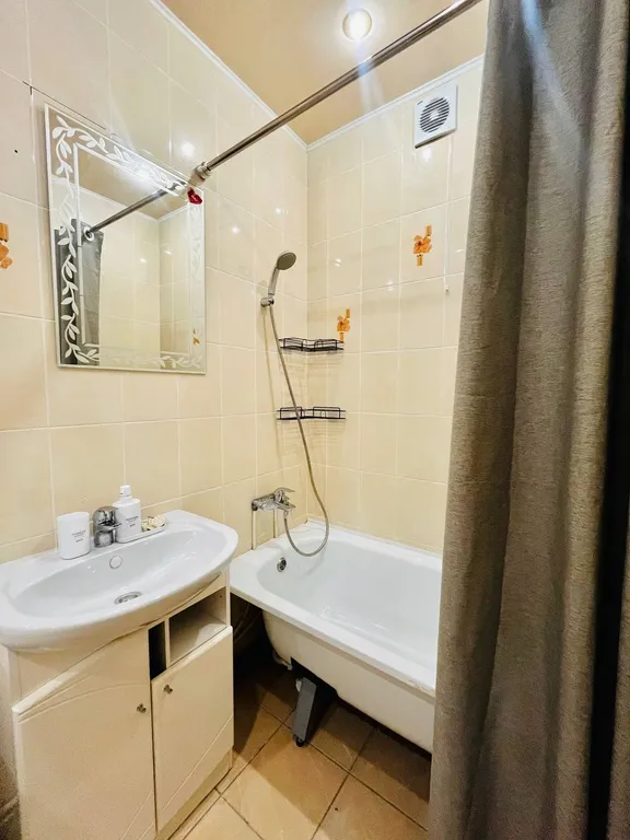 Светлая и чистая однокомнатная квартира