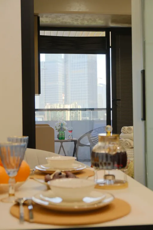 Светлая квартира с видом на Tashkent city, NRG U Tower