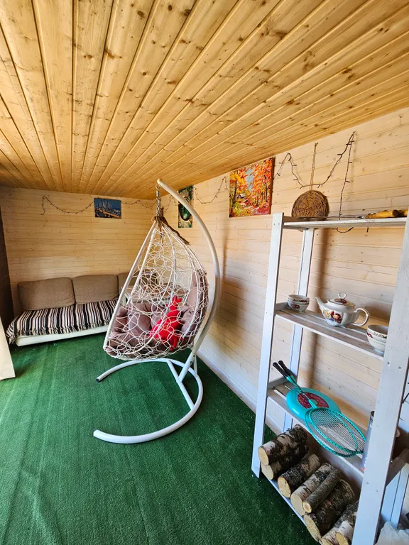 Дом-шалаш(один) с видом на лес