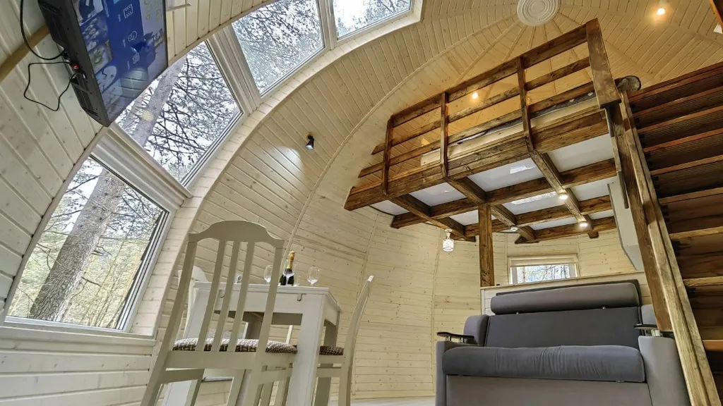 Коттедж Купольный дом в заповедном лесу — Архыз