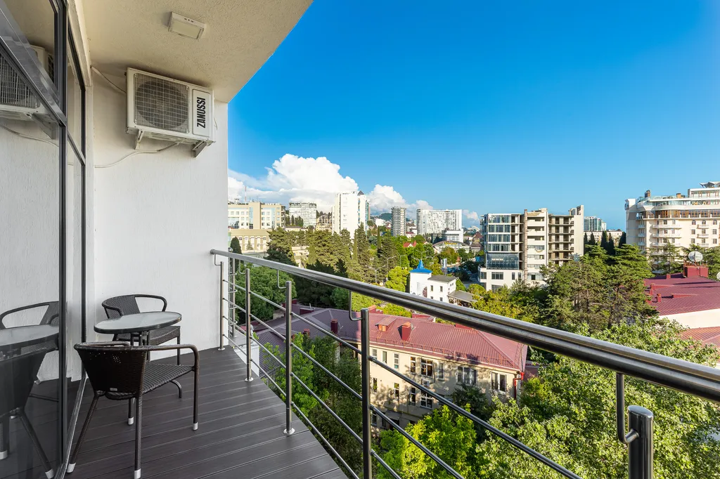 Апартаменты Барселона-Парк с видом на город с балконом