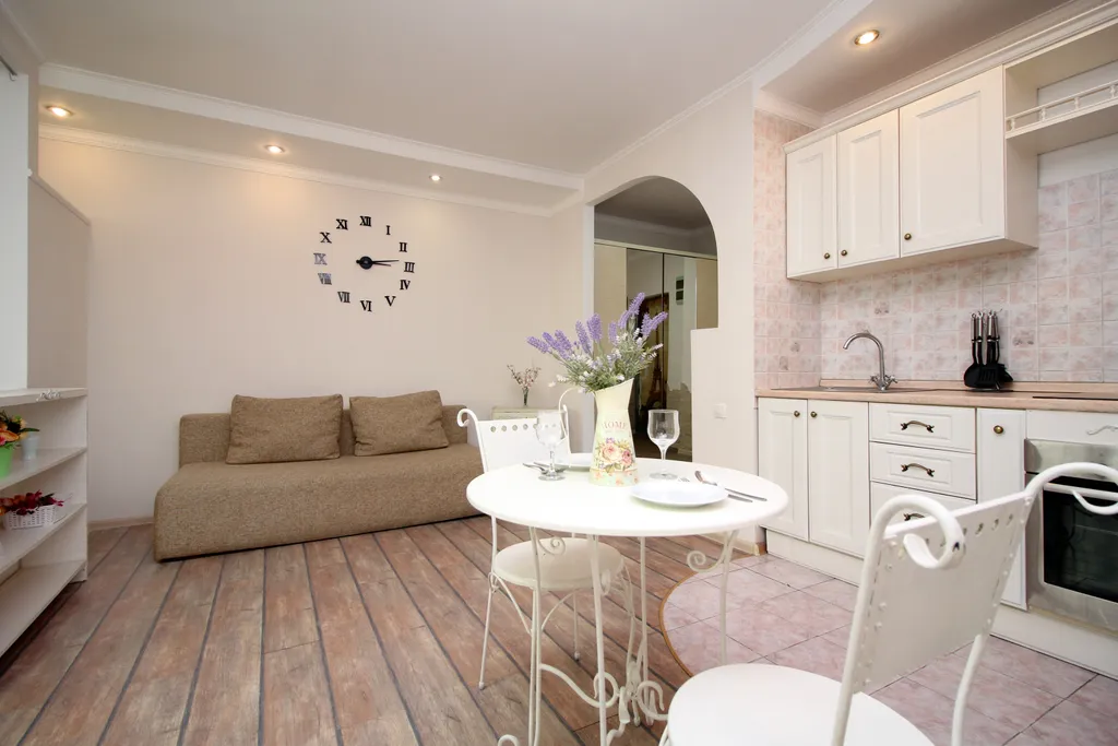 Светлая квартира в стиле Ретро