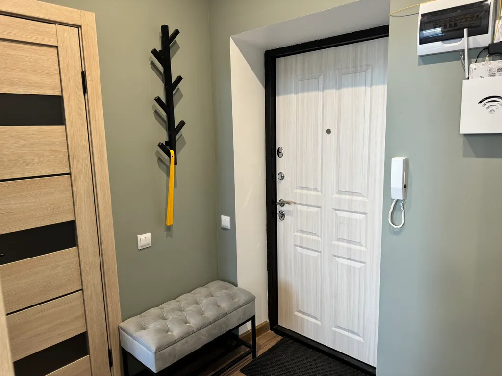 Яркая однокомнатная квартира с закрытой придомовой территорией