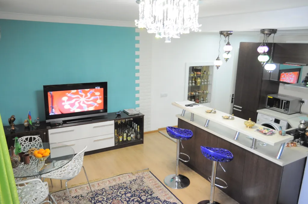 Квартира в ярких тонах