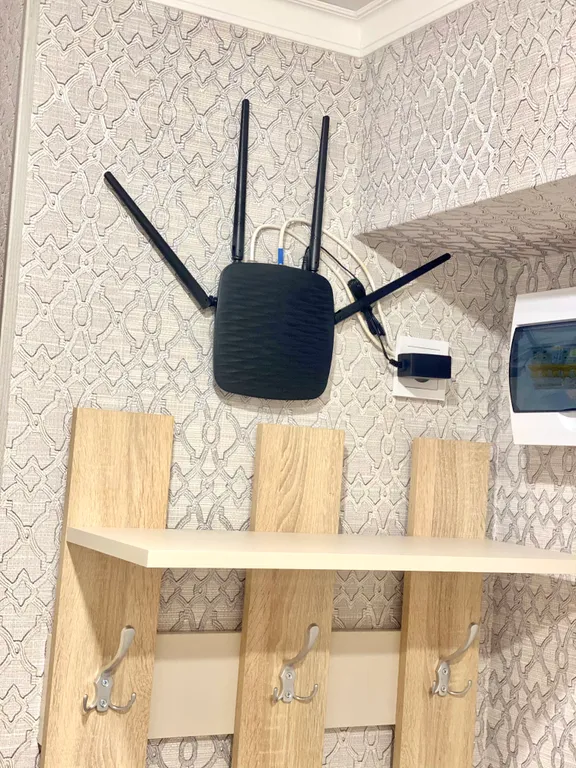 Пентхаус с видом на город. Круглая кровать+ диван