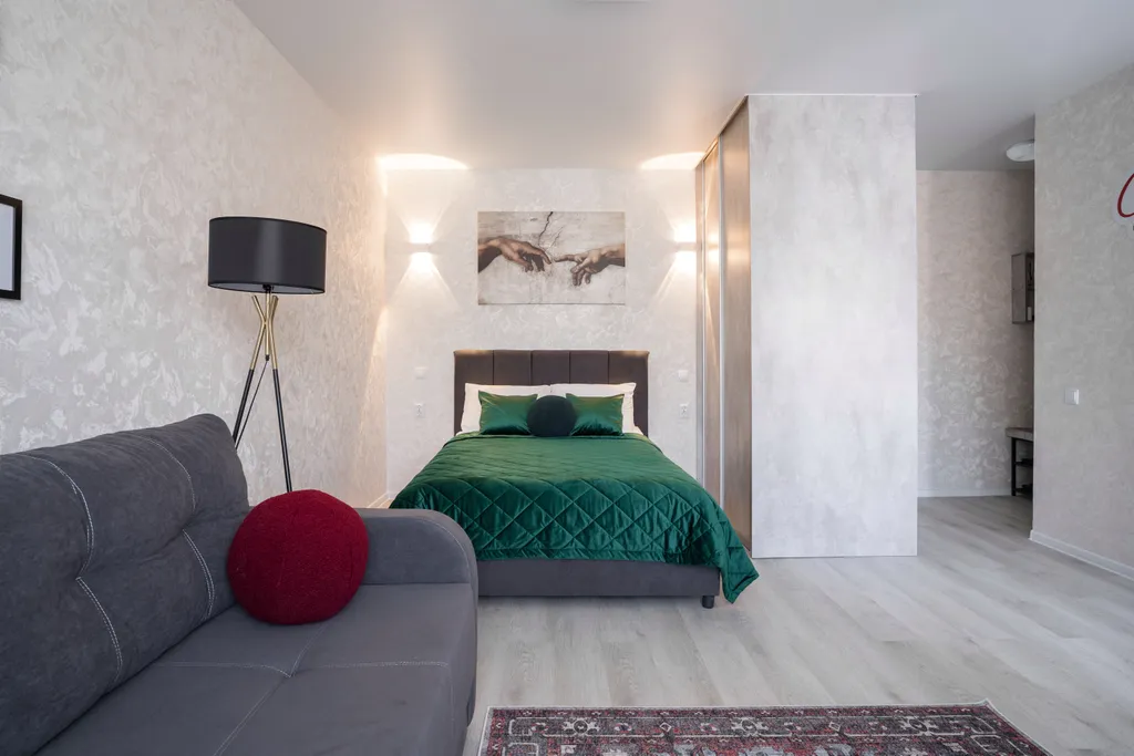 Красивая однокомнатная квартира с новым ремонтом рядом с кинотеатром