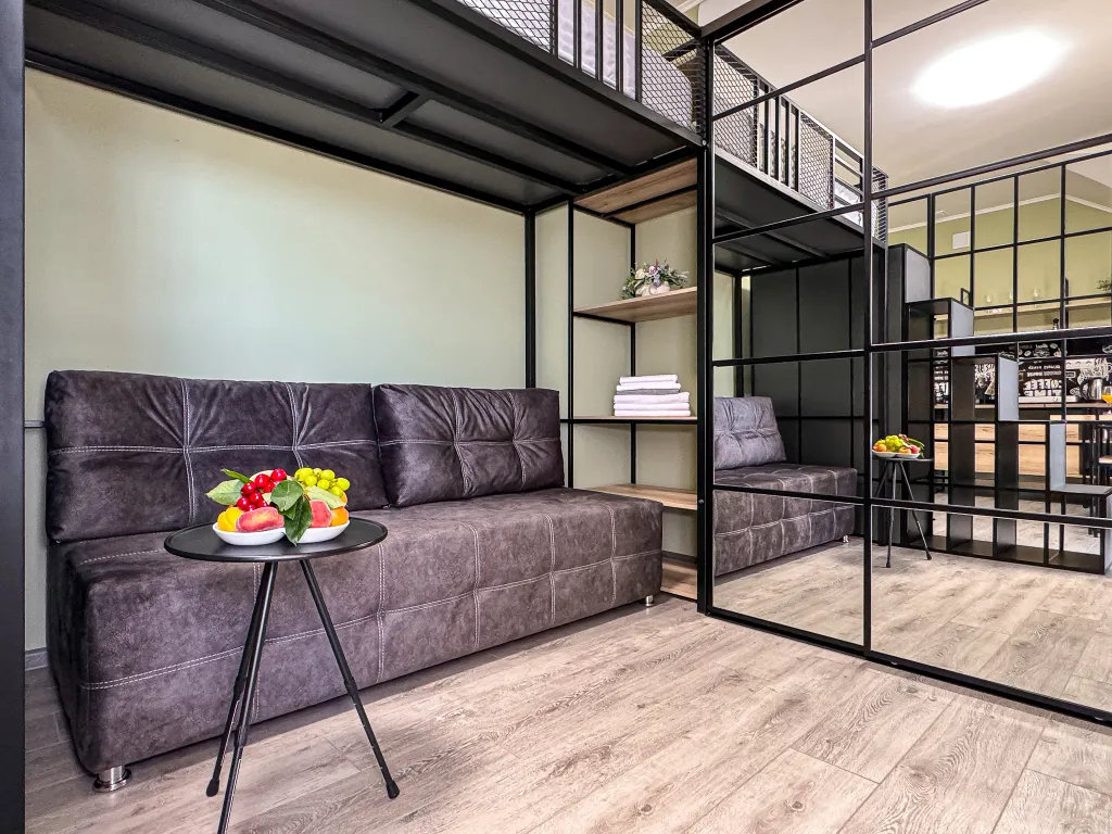 Уютная квартира-студия с балконом