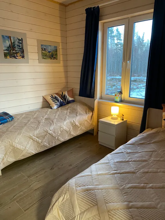 Коттедж Новый дом на Ладоге рядом с пляжем — Приозерск