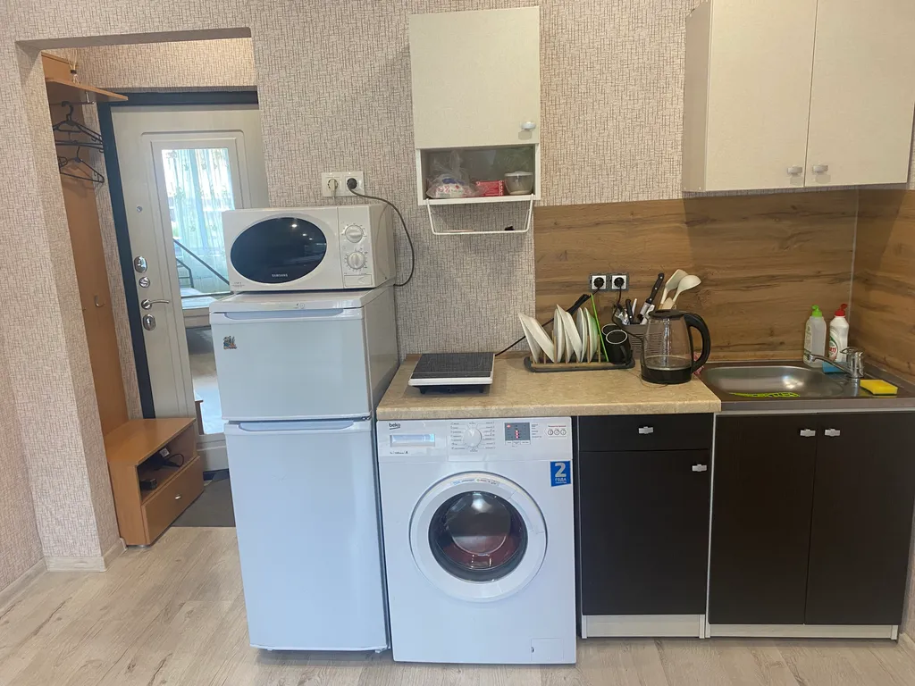 Студия рядом с Мегой в новом доме с новым ремонтом