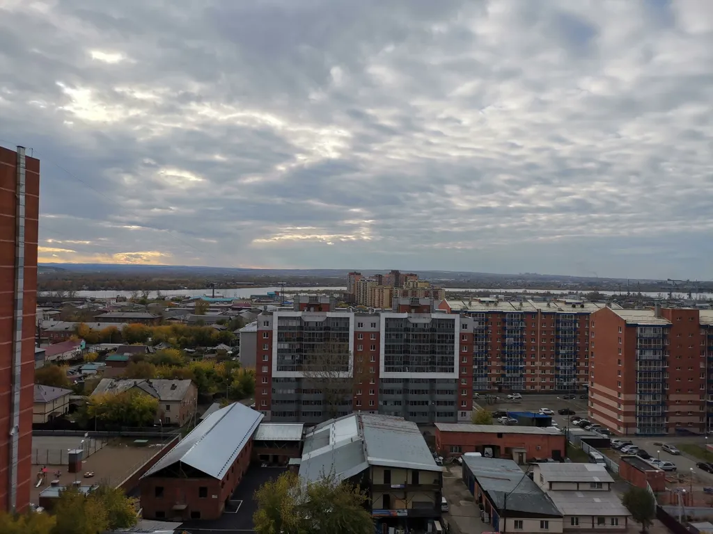 Уютная студия с красивым видом на реку