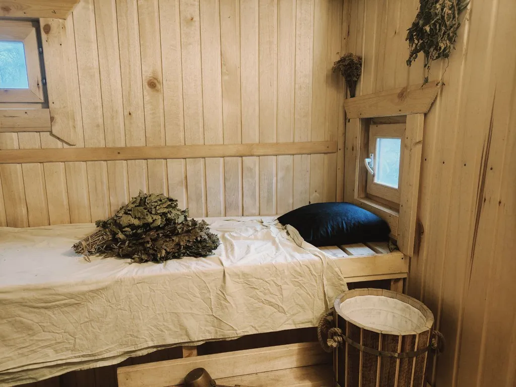 Уютное место-домик с русской баней на дровах